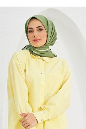 روسری سبز پنبه ای İpekhan - کد 446704624