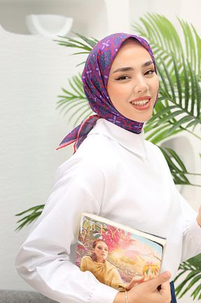 روسری رنگی پنبه ای Silk Home - کد 826600619