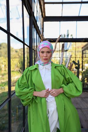 روسری سبز پنبه ای İpekhan - کد 807571282