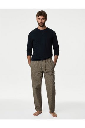 ست لباس راحتی سرمه ای مردانه طرح دار Marks & Spencer - کد 872208481