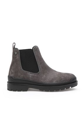 بوت / نیم بوت طوسی مردانه پاشنه تخت U.S. Polo Assn. - کد 861554018