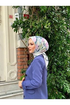 روسری بژ پنبه ای İpekhan - کد 768010168