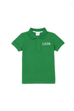پولوشرت سبز بچه گانه پارچه ای U.S. Polo Assn. - کد 832935352