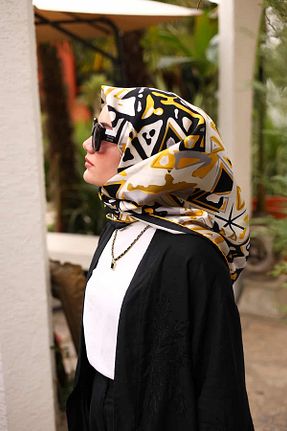 روسری طوسی İpek Tivil Silk Home - کد 815158096