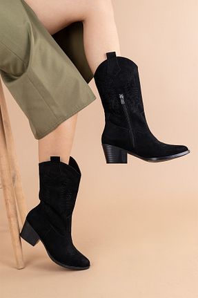 بوت / نیم بوت مشکی زنانه جیر Getcho - کد 861569886