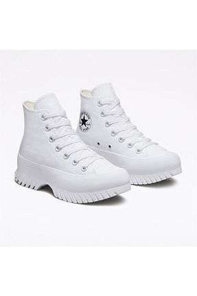کفش اسنیکر سفید زنانه بند دار Converse - کد 350309438
