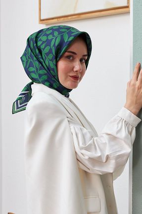 روسری سرمه ای İpek Tivil Silk Home - کد 712404916