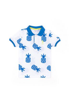پولوشرت سرمه ای بچه گانه پارچه U.S. Polo Assn. - کد 855220544
