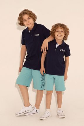 پولوشرت مشکی بچه گانه پارچه ای U.S. Polo Assn. - کد 832928656