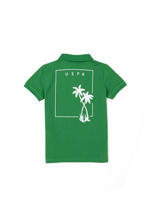 پولوشرت سبز بچه گانه پارچه ای U.S. Polo Assn. - کد 832935352
