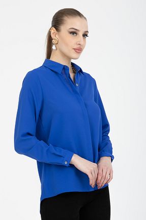 پیراهن سرمه ای زنانه Asimetrik PERA MODA - کد 645961662