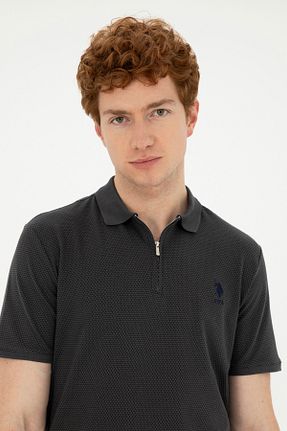 پولوشرت طوسی مردانه پارچه ای U.S. Polo Assn. - کد 832946335