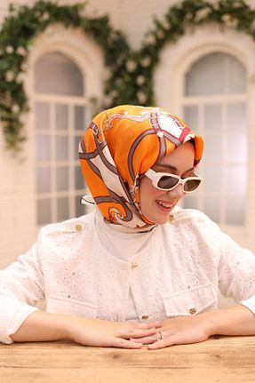 روسری زرد İpek Tivil Silk Home - کد 848773872