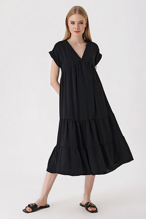 لباس مشکی زنانه بافتنی Bigdart - کد 690576413