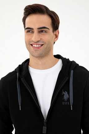 سوئیشرت مشکی مردانه ساده U.S. Polo Assn. - کد 861581839
