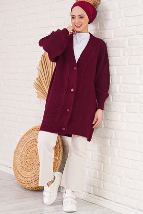 رویه حجاب زرشکی زنانه اکریلیک Bigdart - کد 221469178