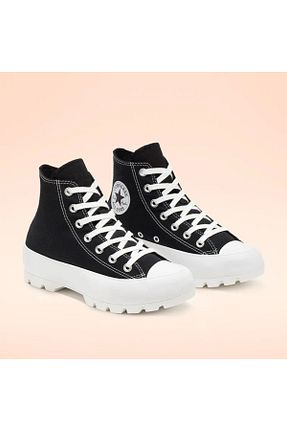 کفش اسنیکر مشکی زنانه بند دار Converse - کد 819664232