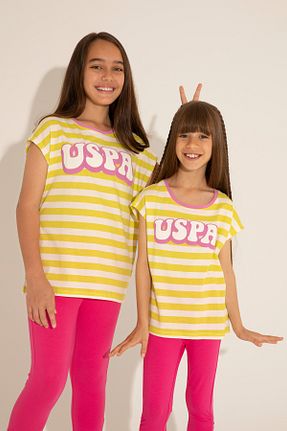 تیشرت زرد بچه گانه رگولار U.S. Polo Assn. - کد 832960780