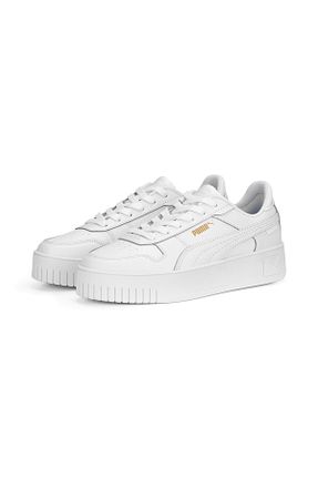 کفش اسنیکر سفید زنانه بند دار Puma - کد 474592932