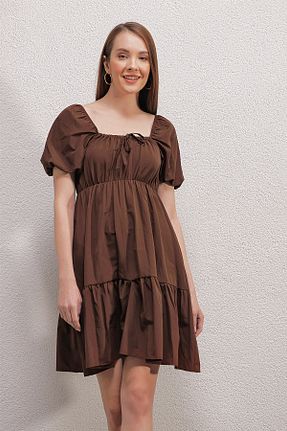 لباس قهوه ای زنانه بافتنی Bigdart - کد 650630585