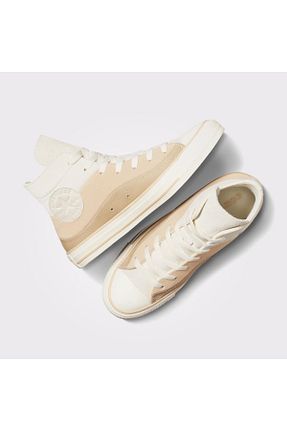 کفش اسنیکر بژ زنانه بند دار Converse - کد 861584776