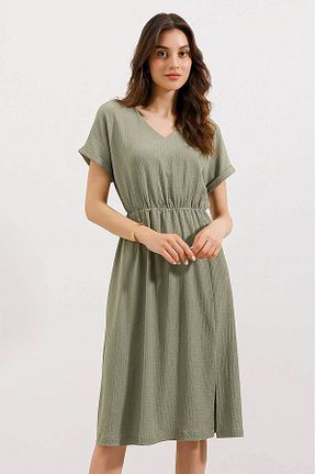لباس سبز زنانه جین Bigdart - کد 799999179
