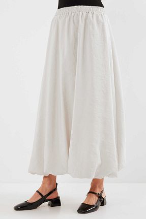 دامن بژ زنانه ابریشم Trend Marfa - کد 861586598