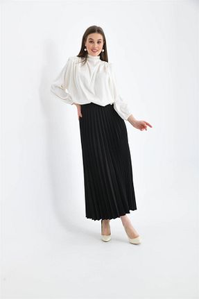دامن مشکی زنانه پارچه FTZ WOMEN - کد 655876616