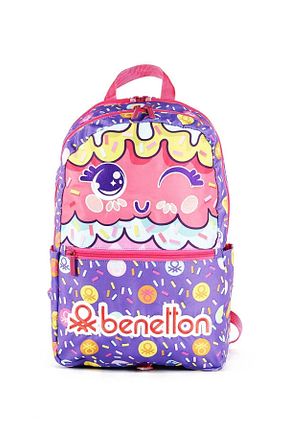 کیف مدرسه بنفش بچه گانه 0-15 L Benetton - کد 846196857
