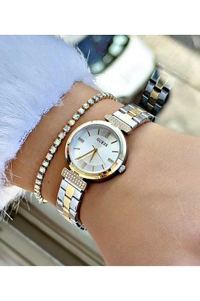 ساعت مچی بژ زنانه 26-30 میلی متر Guess - کد 861622821