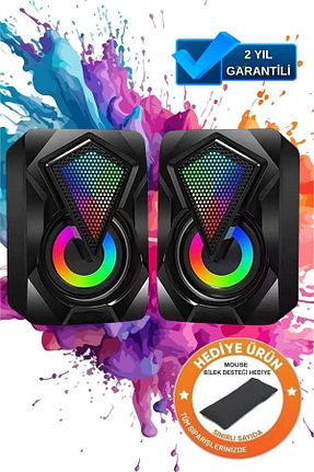 اسپیکر کامپیوتر مشکی Zineets - کد 268339595