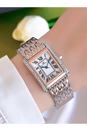 ساعت مچی طوسی زنانه 31-34 میلی متر FERRO - کد 861644061