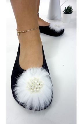 پاندوف سفید زنانه پارچه ای CEYDA SHOES - کد 861642240