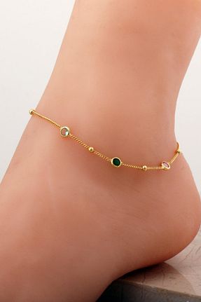 خلخال نقره طلائی زنانه Sümer Telkari - کد 853031331