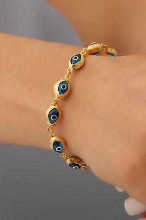 دستبند نقره طلائی زنانه 925 عیار Nox Jewelry - کد 861587971