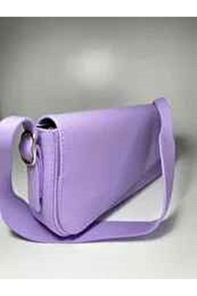 کیف دوشی بنفش زنانه پارچه ای Bagorama - کد 805214558