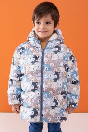 کاپشن آبی بچه گانه رگولار Cansın Mini - کد 855234157