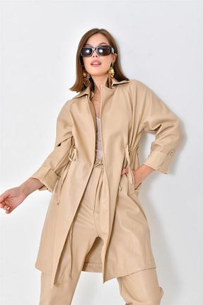 کلاه و ابایا قهوه ای زنانه مخلوط ویسکون FTZ WOMEN - کد 764706370