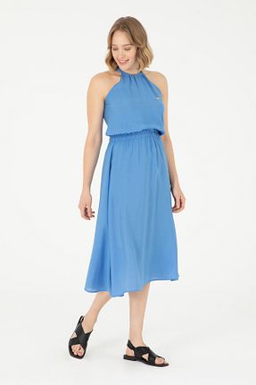 لباس آبی زنانه بافتنی U.S. Polo Assn. - کد 854038135