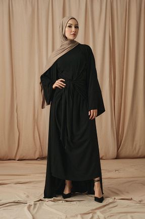 کلاه و ابایا مشکی زنانه پلی استر ELF PRIVE - کد 861654465