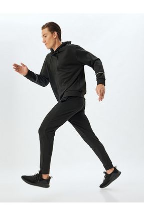 شلوار کرمگن مشکی مردانه رگولار Koton - کد 861655253