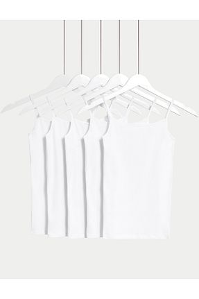 رکابی سفید بچه گانه پنبه ای Marks & Spencer - کد 852938047