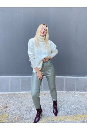 پلیور بژ زنانه ساده ileenofficial - کد 172459230