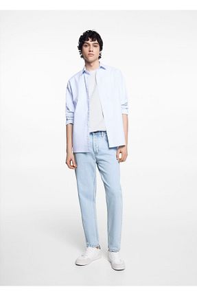 تیشرت سفید مردانه رگولار MANGO Teen - کد 831190307