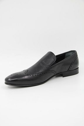 کفش کلاسیک مشکی مردانه چرم خالص OGGI - کد 775452639