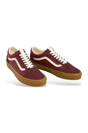 کفش اسنیکر قهوه ای زنانه بند دار Vans - کد 861750856