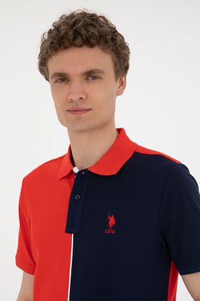 پولوشرت قرمز مردانه پارچه ای U.S. Polo Assn. - کد 833023611