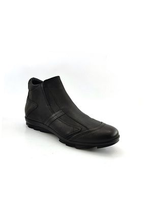 بوت / نیم بوت مشکی مردانه چرم خالص Fosco - کد 789431796
