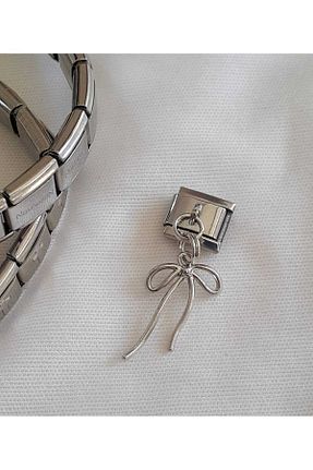 دستبند استیل (فولاد) قرمز زنانه استیل (فولاد) bijoux uniques - کد 846270274