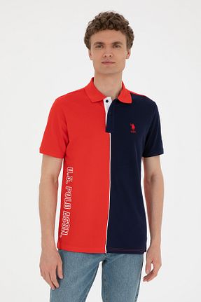 پولوشرت قرمز مردانه پارچه ای U.S. Polo Assn. - کد 833023611